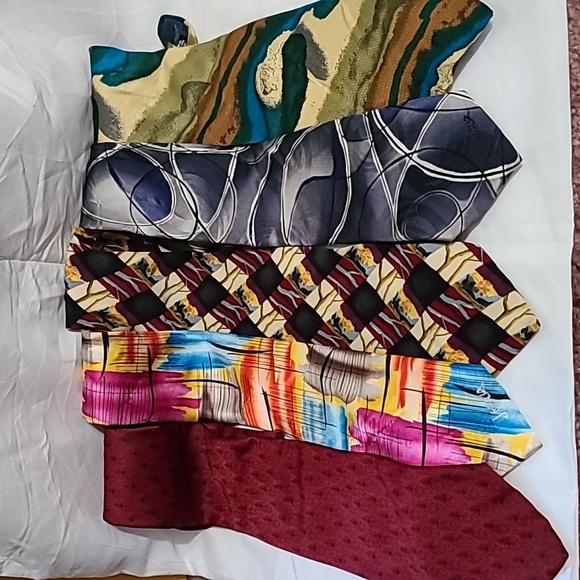 5 Jerry Garcia silk ties.  2 our collector edition. J.Garcia - Picture 1 of 8